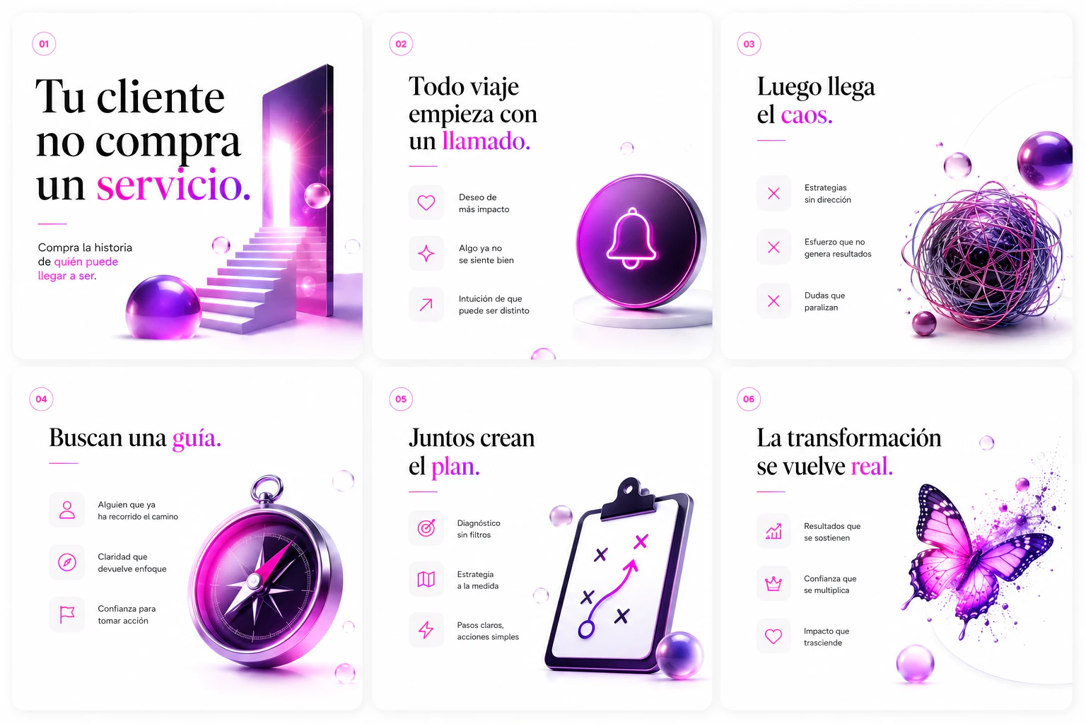 Carruseles creados con Vilma.AI