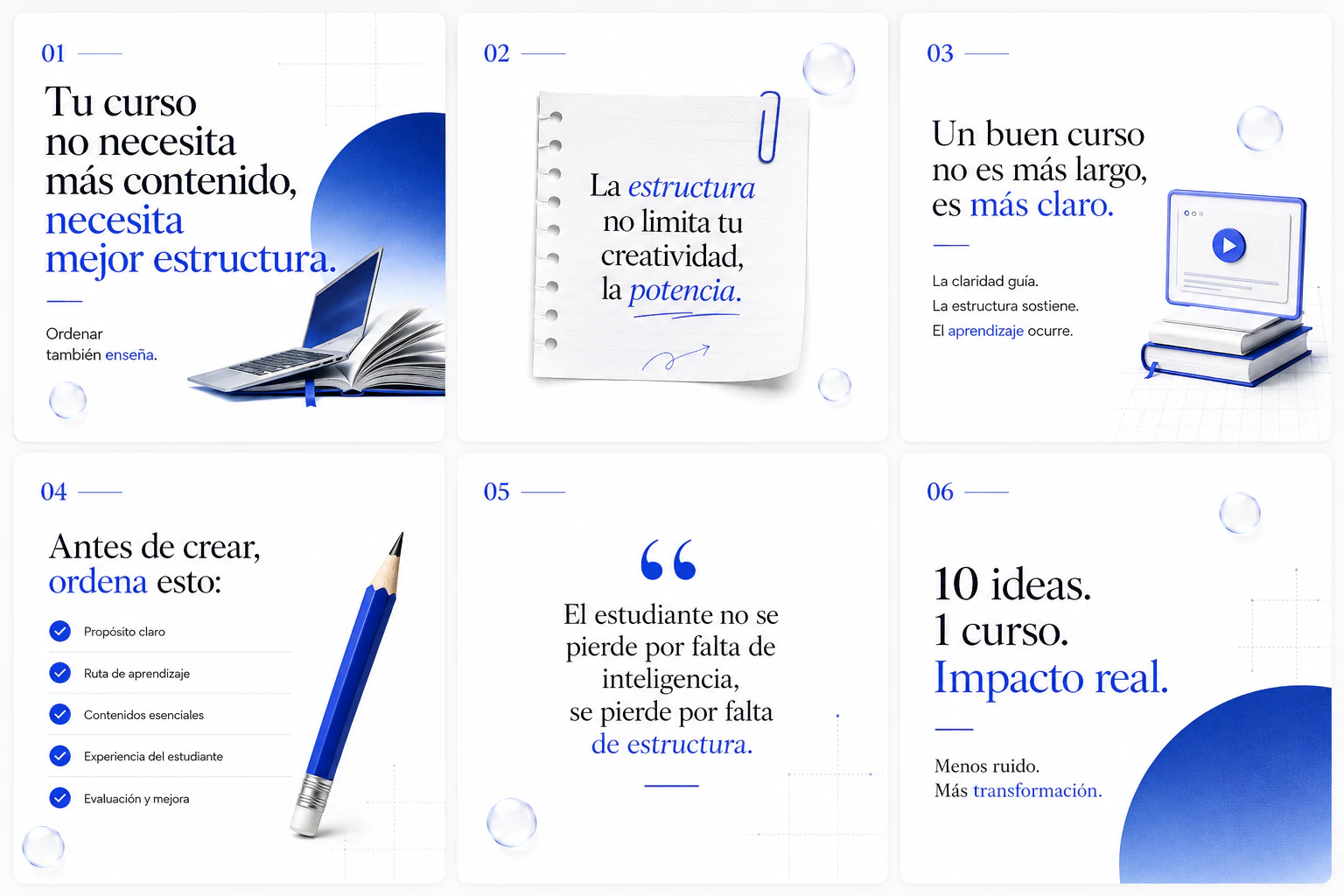 Carruseles creados con Vilma.AI